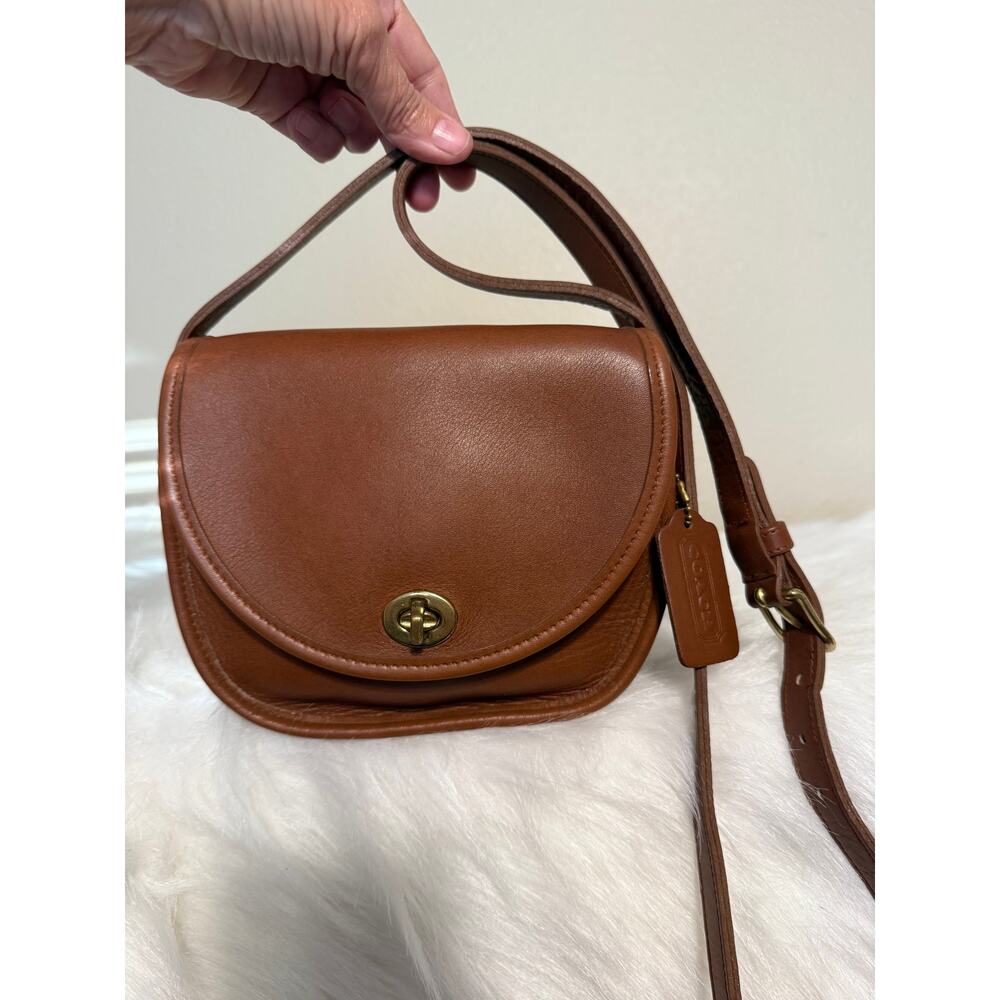 Vintage Coach Watson Bag British Tan w hangtag #9981